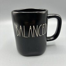 RAE DUNN Artisan Collection by Magenta &quot;BALANCED&quot; Coffee Mug LL Black! - £12.40 GBP
