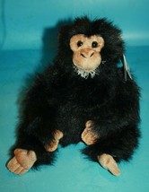 Aurora Flopsies Chuma Monkey Black Brown Plush 14&quot; Stuffed 31063 Soft Toy NEW - $66.76