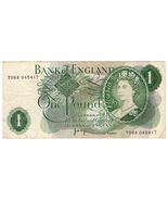BANK OF ENGLAND ONE POUND NOTE.  Chief J.B. Page    FREE SHIPPING - $9.50