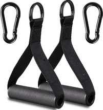 Cable Handles Gym Equipment - Extremely Comfortable Rubber Cable Machine... - £15.45 GBP