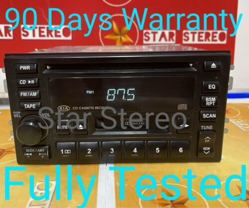 2002-2005 Kia Sedona CD  Tape Player AM FM Radio Stereo P/N 1K5LC 66 860... - $54.00