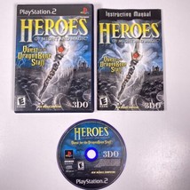 Heroes of Might and Magic Quest For The Dragon Bone Staff Sony PlayStation 2 CIB - £11.93 GBP