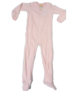 Carters Fleece Footed Pajama Blanket Sleeper Size Kids 4 Girl Leopard Ki... - $249.46 MXN