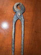 VINTAGE 8&quot; NIPPER END CUTTING PLIERS MADE IN ITALY - £11.85 GBP