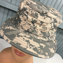 Military Digital Camo Army Patrol Cap Hat 7 1/4 With Protractor - £14.33 GBP