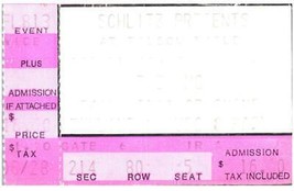 Vintage The Who Concert Ticket Stub Folsom Domaine Boulder Co Octobre 17... - £40.44 GBP
