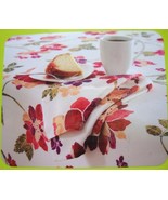 New Food Network Stain-Resistant Tablecloth Multi-Color Round/Oblong - $45.85 CAD+