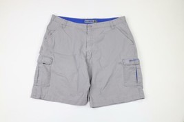 Vintage Billabong Mens 40 Faded Spell Out Baggy Fit Cargo Shorts Gray Cotton - £55.35 GBP