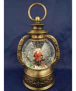 Christmas Lighted Lantern Snow Globe with Swirling Glitter &amp; Drummer/Pre... - $34.58 CAD