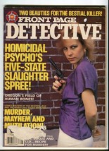Front Page DETECTIVE-MAY/1990-MURDER-HOMICIDAL PSYCHO&#39;S-GYPSY-MUTILATION G/VG - £25.11 GBP
