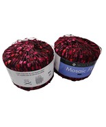 Berroco Mosaic FX Ribbon 2 Yarn In Red &amp; Pink Tones #4619 Italy - €11,31 EUR