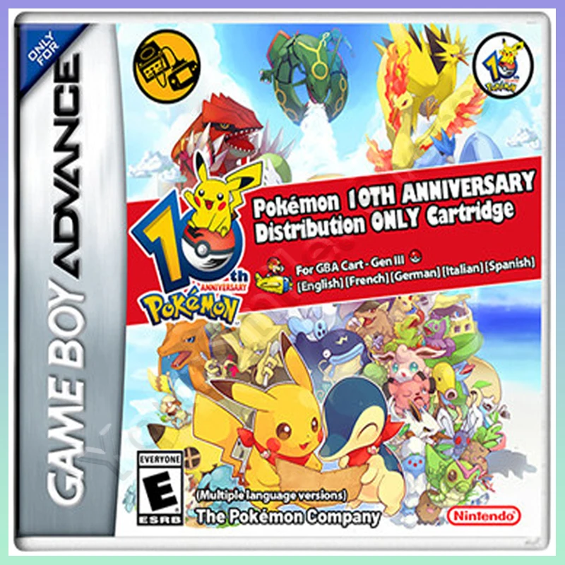 GBA Pokémon 10th Anniversary Gift Pocket Pok É Mon Distribution Card Strap GBA - £22.24 GBP+