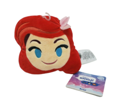 5&quot; Disney Store Emoji The Little Mermaid Ariel Stuffed Animal Plush Toy New Tag - £15.18 GBP