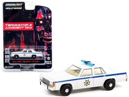 1983 Ford LTD Crown Victoria Police White &quot;Terminator 2: Judgment Day&quot; (... - $36.49