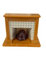 Epoch Calico Critters Working Fireplace Light Dollhouse Miniature Working Cozy D - $22.50