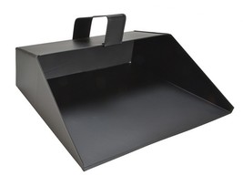 11&quot; Metal Hooded Dust Pan Large Black Handheld House Work Dustpan Ash TB... - €11,73 EUR