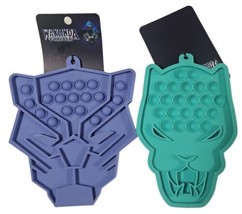 Marvel Black Panther Wakanda Forever Silicone 7.5&quot; X 7&quot; Trivet Lot Of 2 - £7.81 GBP