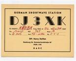 QSL Card DJ3XK Hamburg Germany 1958 - $13.86