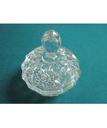Trinket Box Pessed Glass Vintage Covered Bowl 5 1/2 X 4&quot; [130l] - €53,16 EUR