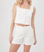 Trina Turk refreshment 2 top in Whitewash - size 2 - £105.51 GBP