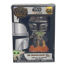 Star Wars Funko POP! Enamel Pin SE - The Mandalorian w/ Grogu - Disney -... - $10.50