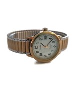 Timex Indiglo WR 30M Two-Toned Stretch Band Watch CR 1216 Cell Needs Repair - £10.88 GBP