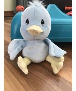 Precious Moments Tender Tails Blue Bird  Plush Toy Weighted with beans - $18.27