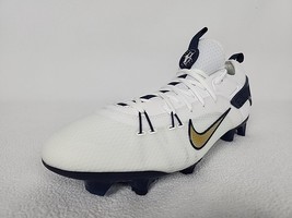 Nike Alpha Huarache 9 Elite Lacrosse Cleats Size 13 Men&#39;s White Blue FB1... - $68.99
