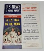 VTG 1969 July 21 US News &amp; World Report Magazine US Flag On The Moon Spa... - $276.07 MXN