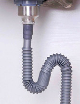 fLeXiBLe 12&quot; to 18&quot; Tube Pipe Sink Drain Water S-Trap Drain Hose Bathroo... - £15.06 GBP