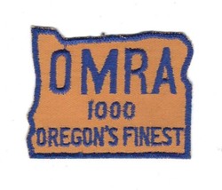 Vintage Omra Oregon Motorcycle Riders Association Motocross Patch Mx Dirt Bike - £19.89 GBP