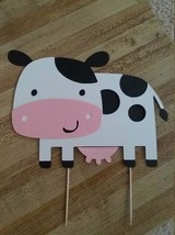 Cow Cake Topper! Great for your farm party! CUTE!! - $4.90