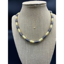 Vintage Tribal inspired Beaded Necklace 18&quot; - £15.56 GBP