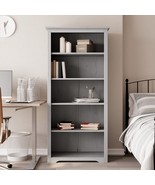  Bookcase Grey Solid pine wood, Engineered wood Large Bookcase - $384.99 CAD