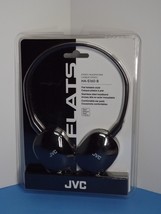 JVC Flats Stereo Headphones HA-S160-B Black New Sealed Foldable (I) - £19.83 GBP
