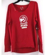 Touch Alyssa Milano Womens Medium Atlanta Hawks Open Back Long Sleeve Sh... - £8.32 GBP