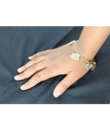 Hello Kitty Gold Bracelet with Five  Charms | Momoberry Sanrio - $3,462.27 MXN