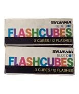 Sylvania Blue Dot Flash Cubes Vintage Camera Gear Retro 80s Photography ... - $11.29