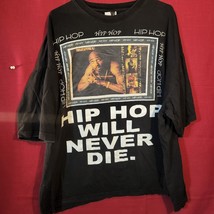 Tupac T shirt HIP Hop will never die 00s vintage size 4XL Phat Doc - £20.83 GBP