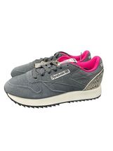 Reebok Women Classic Leather Ripple Running Sneaker Gray/Pink GX5097 Size 6 - $70.57