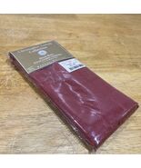 Christopher Lowell Collection Block Basic Cinnabar Red Fabric Napkins 4 Pk - $12.86