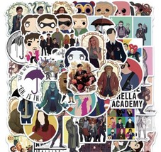 50 PCS Umbrella Academy TV Stickers Car Decals Set A Laptop Binder Free Shipping - £7.46 GBP