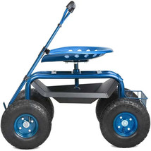 Vevor Garden Cart for Maximum Comfort and Mobility with Extendable Steer... - $104.99