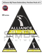 Alliance Bjj Embroidery Patches Jiujitsu Club Gi Patches Kimono Patch Pa... - $30.99