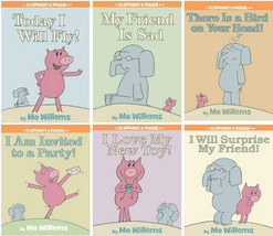 Mo Willems Elephant and Piggie Series Matched Hardcover Collection Set Books 1-6 - £39.92 GBP