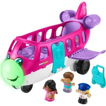Fisher-Price Little People Barbie Toddler Toy Little Dream Plane with Li... - $48.99