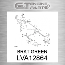 LVA12864 Brkt Green Fits John Deere (New Oem) - £127.95 GBP