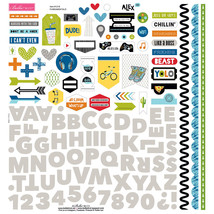 Alex Collection 12 X 12 Cardstock Stickers Fundamentals - $520.61 MXN
