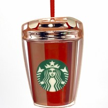 New HTF Starbucks 2018 Holiday Red Stripe Ornament - $17.81