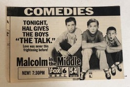 Malcolm In The Middle Tv Guide Print Ad  TPA17 - £4.67 GBP